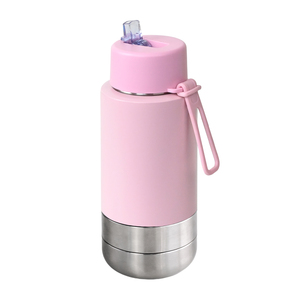 <span class=keywords><strong>3</strong></span> Trong 1 32Oz Xách Tay Cách Nhiệt Cốc Nước 1L Pet Trung Chuyển Du Lịch Bát Con Chó Chai Nước Vật Nuôi Phụ Kiện - Product Image 1