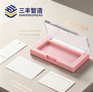 Rectangular Clear Window Single Blush Powder <b>Compact</b> Case - Product Image 1