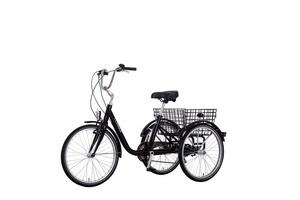 Vélo à une vitesse avec pneus, système de freinage V-brake, fourche en aluminium et acier standard GW7001, 3 roues GW7001 - Product Image 6