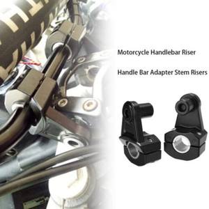 Elevadores de abrazadera de manillar 2 "Raise Black <span class=keywords><strong>7</strong></span>/8" o 1 1/8 "Montaje de manillar a abrazadera de vástago de <span class=keywords><strong>7</strong></span>/8" para Kawasaki BMW Ducati <span class=keywords><strong>Honda</strong></span> Yamaha - Product Image 3