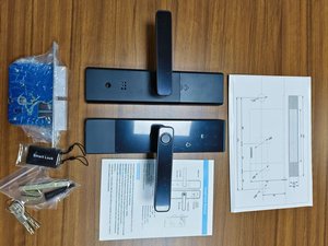 Tuya WiFi Smart Lock Fingerprint Lever Handle Lock for Home Apartment Office <b>Security</b> - Product Image 6