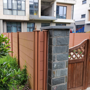 Valla de <span class=keywords><strong>jardín</strong></span> de celosía de madera compuesta para <span class=keywords><strong>casa</strong></span> de Villa de privacidad mejor que la valla de PVC de vinilo - Product Image 2