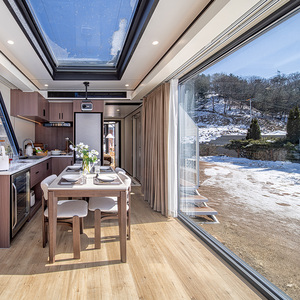 โครงเหล็กไฟสำเร็จรูปบ้านแบบแยกส่วนที่สวยงามและราคาถูก - Product Image 4