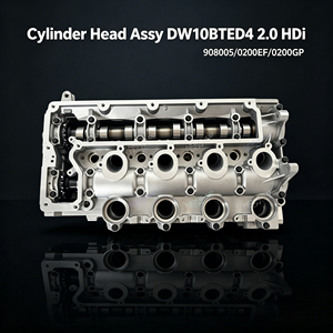 Ensemble de culasse 908005 pour moteur Peugeot Citroën Ford 2.0L DW10BTED4 16V DOHC en aluminium, remplacement pour moteur turbo diesel 2004- - Product Image 1
