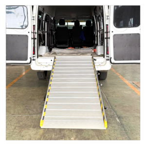 Rampa Metálica Plegable Portátil Ligera de Aluminio Caixin <span class=keywords><strong>para</strong></span> Motocicletas y Sillas de Ruedas <span class=keywords><strong>para</strong></span> Subir <span class=keywords><strong>Escaleras</strong></span> - Product Image 2