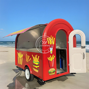 Remorque de livraison, mini-bar de concession alimentaire, chariot de voyage extérieur, kiosque, camion de crème glacée en fibre de verre à vendre - Product Image 5