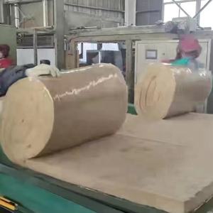 I produttori di materiali isolanti termici vendono rotolo di lana di roccia feltro/lana di roccia speciale per l'isolamento termico della pipeline - Product Image 4