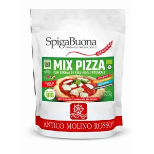 Mélange de farine moulue en pierre complète sans gluten biologique de haute qualité fabriqué en Italie pour pizza 500G pour l'exportation
