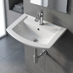 13x18 White Ceramic Lavabo Sink for Bathroom Kitchen Home Porcelain Sanitary Ware Luxury <b>Wall</b> <b>Mount</b> Wash Basin India - Product Image 4