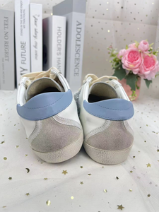 Luxury Designer Genuine Leather Sneakers Retro Flat Lace <b>up</b> Brand Sports Shoe Vintage Unisex Super <b>Star</b> Vulcanized Dirty Shoes - Product Image 3
