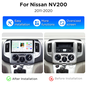Radio Junsun con Carplay y Android Auto inalámbrico para Nissan NV200 2009-2016, radio para coche con navegación, stock europeo, autoradio multimedia. - Product Image 2
