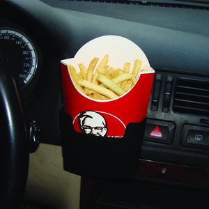 PP Plastic Car Cup Holder Air Vent Car French Fries Storage Plastic Box/Drink Bottle Holder Organizer
