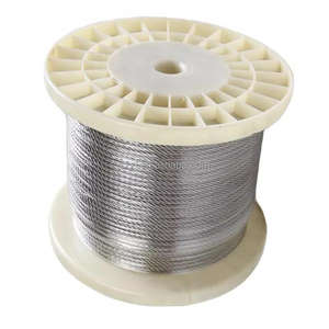 Produzione di fune metallica in acciaio inossidabile 304/316 specifiche del cavo metallico in acciaio inossidabile complete - Product Image 5