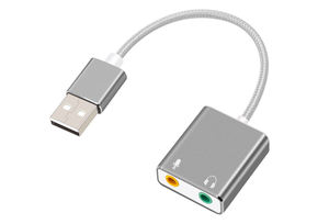 Biurlink — adaptateur Audio stéréo externe USB, 7.1 canaux, <span class=keywords><strong>carte</strong></span> son, avec casque et prise Jack Microphone 3.5mm, pour PC, ordinateurs de bureau, <span class=keywords><strong>PS4</strong></span> - Product Image 5