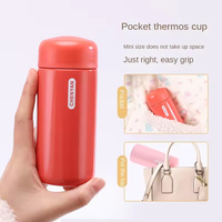 Tasse de voyage isotherme mini en acier inoxydable 304, gobelet portable anti-fuite pour café, idéal pour l'extérieur et le bureau