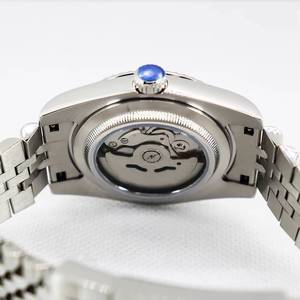 Nouvelle Montre Mécanique Automatique pour Homme Nh35, Bracelet en Acier Inoxydable Rond Simple et Tendance 2026 - Product Image 6