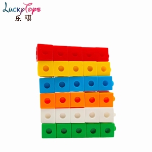 <span class=keywords><strong>30Pcs</strong></span> 2Cm <span class=keywords><strong>DIY</strong></span> Xếp Chồng Gạch 6 Màu Sắc Đầu Giáo Dục Xây Dựng Khối Lắp Ráp Trò Chơi Chơi Thiết Lập Cho Trẻ Em Unisex - Product Image 2