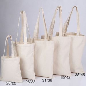 High Quality Custom <b>Canvas</b> Tote Bag with Zipper and Pocket Custom Printed Logo Full Color Medium Size - Product Image 5