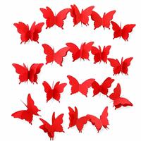 Guirlande papillon 3D arc-en-ciel verticale colorée à suspendre pour la Saint-Valentin, décoration de fête, anniversaire, mariage
