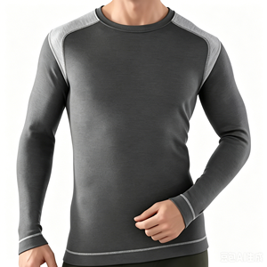 Solarwool Custom OEM <strong>Men's</strong> <strong>Merino</strong> <strong>Wool</strong> Thermal Underwear Hormone Masculine Fit <strong>Base</strong> <strong>Layer</strong> - Product Image 3