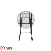 Table pliante ronde de 60cm en PEHD de style moderne à la mode