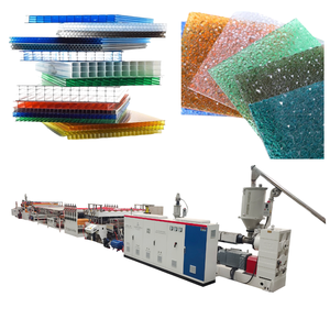 Ligne de production de Machine d'extrudeuse solide en <span class=keywords><strong>polycarbonate</strong></span> 2mm PMMA Sunboard ondulé à <span class=keywords><strong>plaque</strong></span> creuse en PP PC - Product Image 1