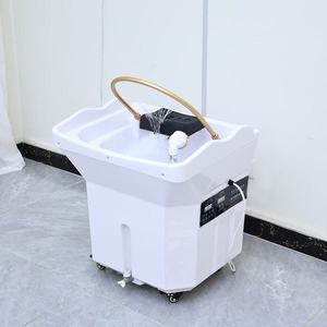 Luxury Shampoo Basin Chair Salon Furniture Spa <b>Storage</b> Bathtub <b>Shower</b> Head Contemporary Design for Bathroom & Hotel Use - Product Image 1