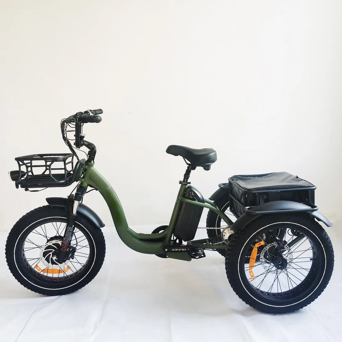 Motor de cubo delantero OTMAR 750W bicicleta eléctrica de 3 ruedas entrega de comida rápida bicicleta eléctrica triciclo bicicleta de carga eléctrica