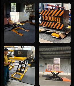 リモコン式U字型パレットプラットフォームステンレス製シザーテーブルリフトモバイル＆ポータブルシザーリフトプラットフォーム - Product Image 4