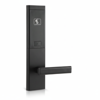 Poignée de porte intelligente en gros pour portes en bois/aluminium avec cartes mémoire et serveur cloud SDK – Système de verrouillage de porte d'hôtel