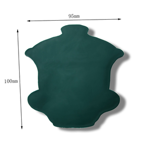 Custom Logo PVC Irregular Green Traditional Pattern <b>Drink</b> <b>Coaster</b> - Product Image 3