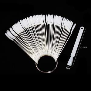 Affichage des ongles en plastique bâtons clair couleurs naturelles ongles Swatch graphique anneau faux conseils Gel vernis pratique affichage Nail Art - Product Image 4