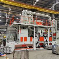 Alta productividad-Fabricante de máquina de granallado transportadora de cinta de malla de alambre