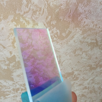 Nouveau produit : Plaque acrylique irisée effet miroir transparent