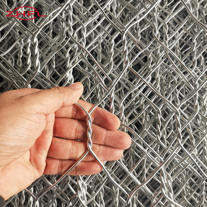 Malla de Gaviones Hexagonal Tejida Premium y Duradera (Alambre de Hierro Bajo en Carbono, Tipo Cadena) para Control de la Erosión, Jaulas de Gaviones - Product Image 6