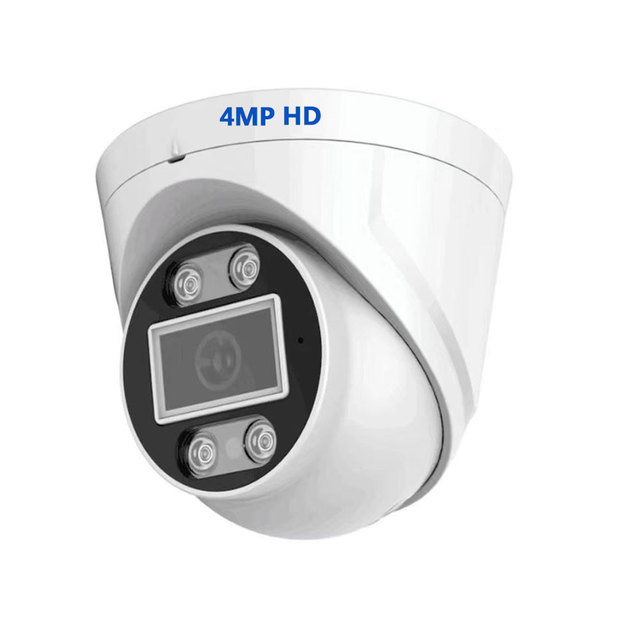 Metal IP66 Waterproof MIni Full Color Night Vision 4MP POE Dome Camera CCTV Security  IP Camera for Home