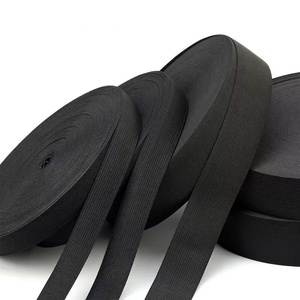 Deepeel KY510 20-50mm accessoires de vêtement noir et blanc élastique <span class=keywords><strong>plat</strong></span> en caoutchouc tricot maison Textile couette ruban élastique - Product Image 4
