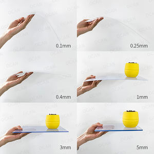 Feuille de <span class=keywords><strong>PVC</strong></span> transparente en plastique dur personnalisée <span class=keywords><strong>1mm</strong></span> d'épaisseur panneau en plastique <span class=keywords><strong>PVC</strong></span> pour salle de bain et décoration murale - Product Image 4