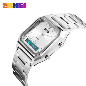 Style d'affaires boîtier Simple bande en acier inoxydable <span class=keywords><strong>SKMEI</strong></span> <span class=keywords><strong>1220</strong></span> rétro multifonctionnel montre à Quartz hommes dames chaudes montres OEM - Product Image 5