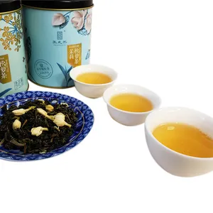 自有品牌免费样品欧盟有机茉莉花绿茶健康益处金字塔茶包