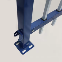 Clôture de sécurité élégante en acier, design raffiné, produit haut de gamme dans la catégorie des clôtures, treillis et portails
