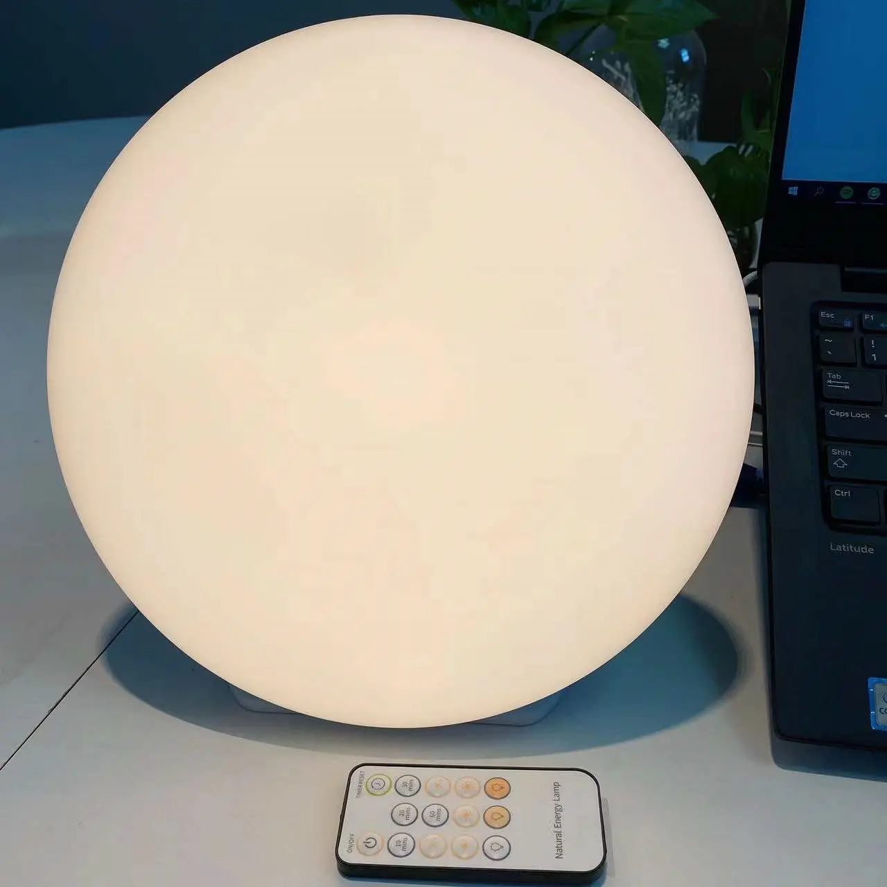 인기 라운드 모양 디자인 슬픈 12000 럭스 치료 램프 다기능 Led 슬픈 빛 치료 테이블 램프 최고 품질 제어