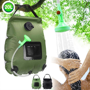 Sac d'eau de chauffage <span class=keywords><strong>solaire</strong></span> portable extérieur en PVC 20L/25L pour la plage, la piscine et le camping-pour le Nouvel An Graduation Thanksgiving Ramadan - Product Image 6