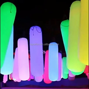 Columna de Luz Inflable Interactiva Gigante de PVC, Hermética, con Cambio de Color, Tubo LED Brillante, Decoración para Festivales de Música/Instalaciones Artísticas - Product Image 4