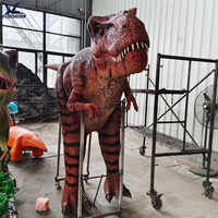 Costume de dinosaure réaliste grandeur nature, animatronique, pour parc à thème, événement d'Halloween, défilé