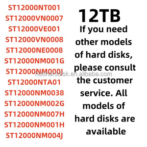 ST12000VN0008 สำหรับ <span class=keywords><strong>Seagate</strong></span> <span class=keywords><strong>IronWolf</strong></span> Pro ฮาร์ดดิสก์ภายใน NAS ขนาด 12TB 3.5 นิ้ว SATA3.0 7200RPM ฮาร์ดไดรฟ์ 10TB สำหรับเซิร์ฟเวอร์ ใหม่ - Product Image 1