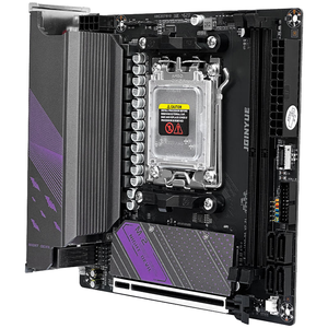 JGINYUE B650i Night Devil AM5 ITX DDR5 Gaming PC placa base compatible con procesadores de CPU Ryzen serie 7000 - Product Image 1