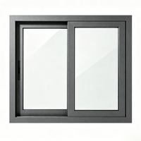 Ventana Corredera de Aluminio y Vidrio con Aislamiento Térmico, Sellada, Impermeable, Resistente a la Humedad y al Óxido, para Cocina, en Oferta