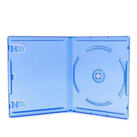 Casing Pelindung Transparan untuk PS4, Kotak Penyimpanan CD/DVD, Pengganti Casing