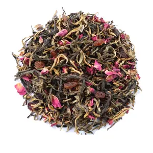 Wholesale Paper Cup Instant Tea Loose Leaf Herbal Tea Organic Rose Black Tea